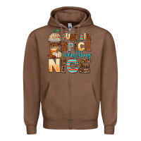Chestnut pumpkin spice everything nice Zipper Hoodie - AdoDesignShop
