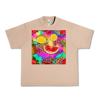 Burro fruits leopard tie dye seamless pattern Urban Heavy Tee - Zillion Design Studio