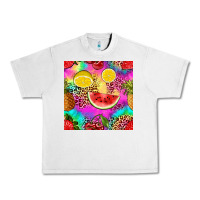 Lunar Rock fruits leopard tie dye seamless pattern Urban Heavy Tee - Zillion Design Studio