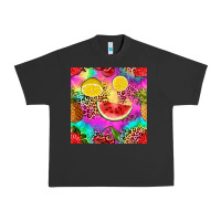 Pigment Black fruits leopard tie dye seamless pattern Urban Heavy Tee - Zillion Design Studio