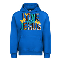 Cobalt Love Like Jesus Urban Hoodie - LillyAllenDesigns