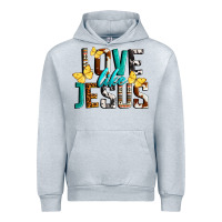 Heather Grey Love Like Jesus Urban Hoodie - LillyAllenDesigns