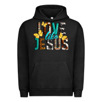 Pigment Black Love Like Jesus Urban Hoodie - LillyAllenDesigns