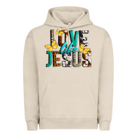 Pigment French Oak Love Like Jesus Urban Hoodie - LillyAllenDesigns