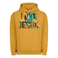 Pigment Peanut Butter Love Like Jesus Urban Hoodie - LillyAllenDesigns