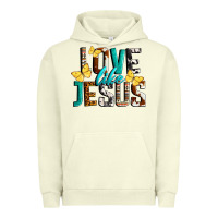 Pigment Pistachio Love Like Jesus Urban Hoodie - LillyAllenDesigns