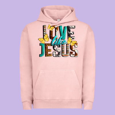 Love Like Jesus Urban Hoodie Designed By Lillyallendesigns