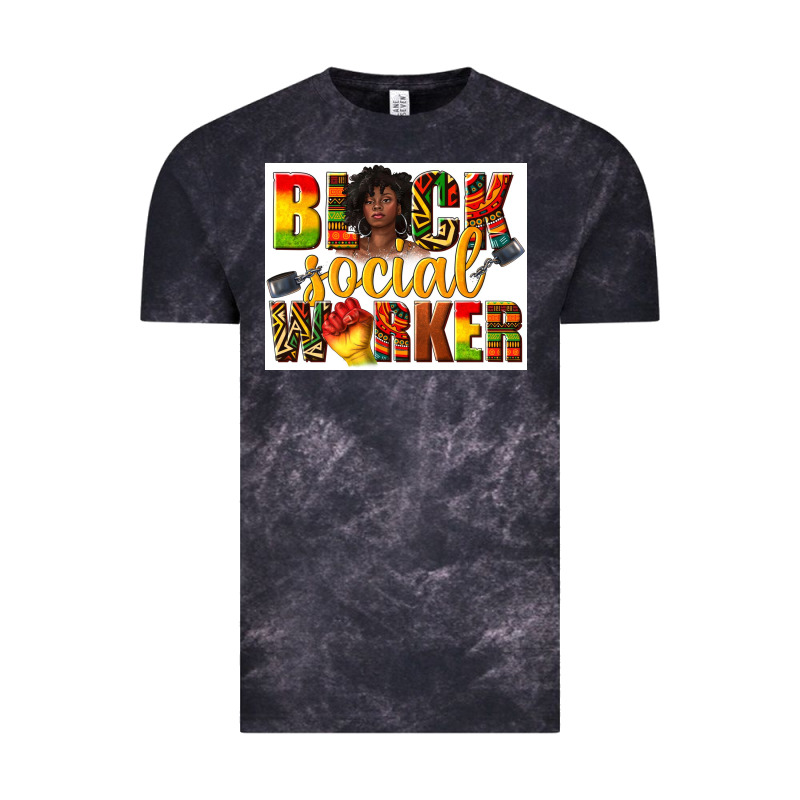 Black Social Worker Vintage Tee by texasbilliewilder | Teevron