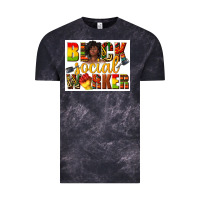 Cloud Black black social worker Vintage Tee - texasbilliewilder