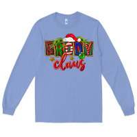 Colony Blue Christmas brody claus Long Sleeve Tee - FaDigitalArtStudio