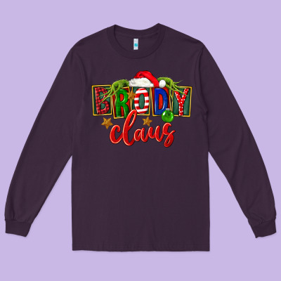 Christmas Brody Claus Long Sleeve Tee Designed By Fadigitalartstudio