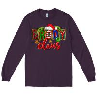 Plum Christmas brody claus Long Sleeve Tee - FaDigitalArtStudio