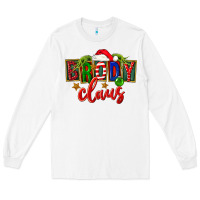White Christmas brody claus Long Sleeve Tee - FaDigitalArtStudio