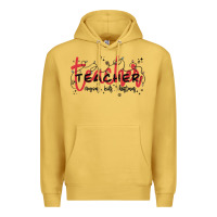 Antique Gold christmas teacher Premium Hoodie - MaliasSmallBusiness