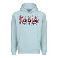 Blue Mist christmas teacher Premium Hoodie - MaliasSmallBusiness