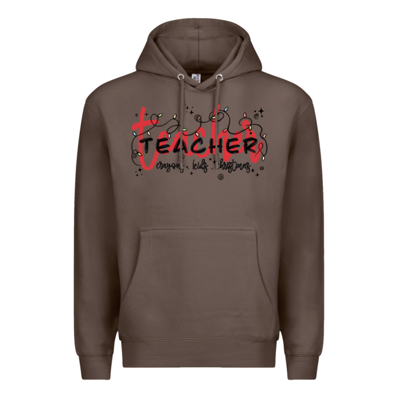 Christmas Teacher Premium Hoodie by MaliasSmallBusiness | Teevron