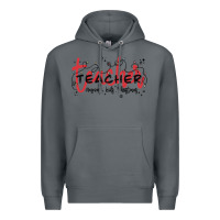 Rock christmas teacher Premium Hoodie - MaliasSmallBusiness