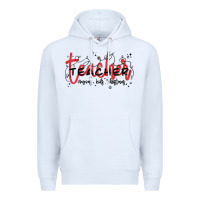White christmas teacher Premium Hoodie - MaliasSmallBusiness