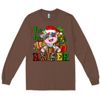 Chestnut ho ho heifer little cute christmas cow Long Sleeve Tee - AdoDesignShop
