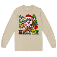 Mushroom ho ho heifer little cute christmas cow Long Sleeve Tee - AdoDesignShop