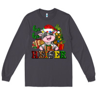 Smoke ho ho heifer little cute christmas cow Long Sleeve Tee - AdoDesignShop