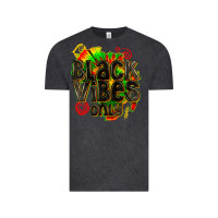 Vintage Black black vibes only Vintage Tee - texasbilliewilder