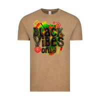 Vintage Coffee black vibes only Vintage Tee - texasbilliewilder