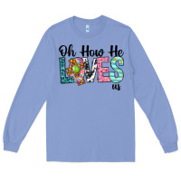 Colony Blue Oh how he loves us Long Sleeve Tee - Neo Western