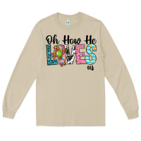 Mushroom Oh how he loves us Long Sleeve Tee - Neo Western