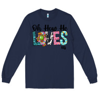 Navy Oh how he loves us Long Sleeve Tee - Neo Western