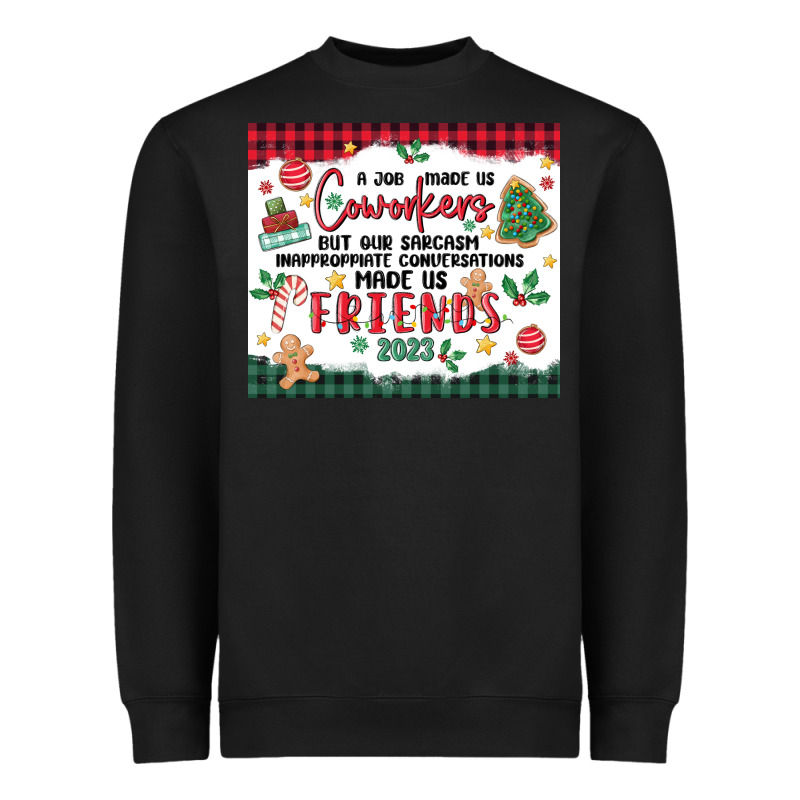 Christmas Coworkers Heavyweight Sweatshirt by MaliasSmallBusiness | Teevron