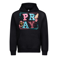 Black Pray leopard frame Urban Hoodie - LillyAllenDesigns