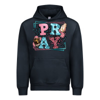 Navy Pray leopard frame Urban Hoodie - LillyAllenDesigns