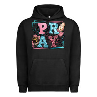 Pigment Black Pray leopard frame Urban Hoodie - LillyAllenDesigns