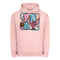 Pigment Salmon Pray leopard frame Urban Hoodie - LillyAllenDesigns