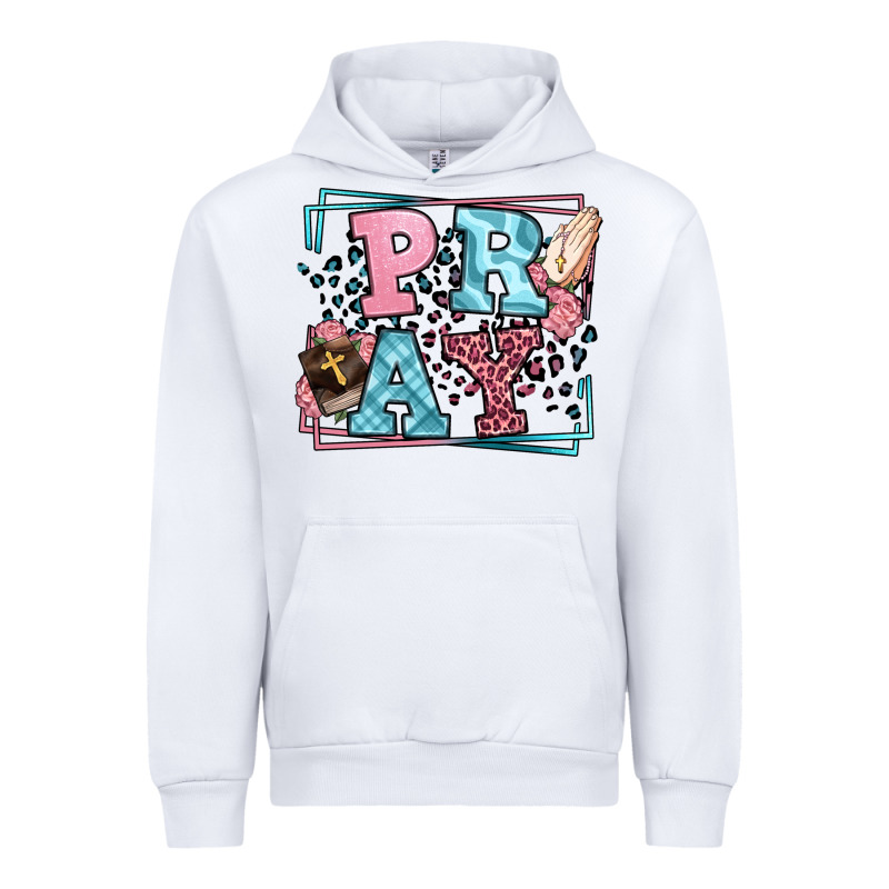 Pray Leopard Frame Urban Hoodie by LillyAllenDesigns | Teevron