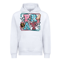 White Pray leopard frame Urban Hoodie - LillyAllenDesigns