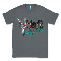 Charcoal Heather hair hustler2 Classic Tee - SublimationCraftShop