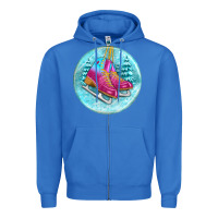 True Royal ice skate christmas ornament Zipper Hoodie - BundleAndBundleShop
