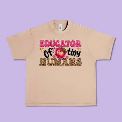 Educator Of Tiny Humans Urban Heavy Tee Designed By Texasbilliewilder
