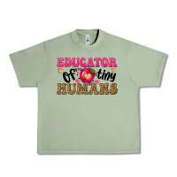 Oil Green educator of tiny humans Urban Heavy Tee - texasbilliewilder
