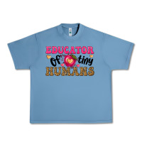 Pebble Blue educator of tiny humans Urban Heavy Tee - texasbilliewilder