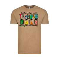Vintage Coffee battery life of a teacher Vintage Tee - Zillion Design Studio