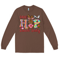 Chestnut One hip lunch lady Long Sleeve Tee - Neo Western