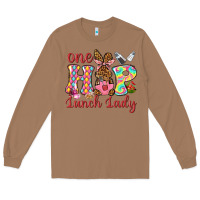 Toasted Coconut One hip lunch lady Long Sleeve Tee - Neo Western