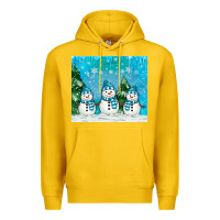 Lemon snowman Premium Hoodie - MaliasSmallBusiness