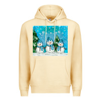 Pina Colada snowman Premium Hoodie - MaliasSmallBusiness