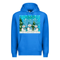 True Royal snowman Premium Hoodie - MaliasSmallBusiness
