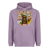 Lavender bee kind Heavyweight Hoodie - NancyCooperArtShop