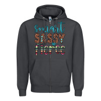 Smoke smart  sassy fierce Zipper Hoodie - JahusDesignShop